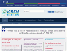 Tablet Screenshot of igrejabatistasiaospa.com.br